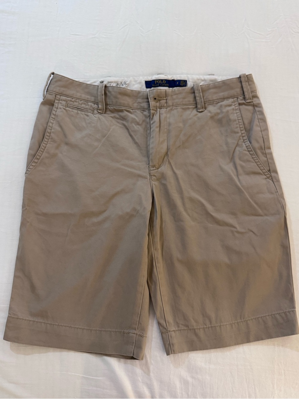 Ralph Lauren Men’s Flat Front Khaki Shorts